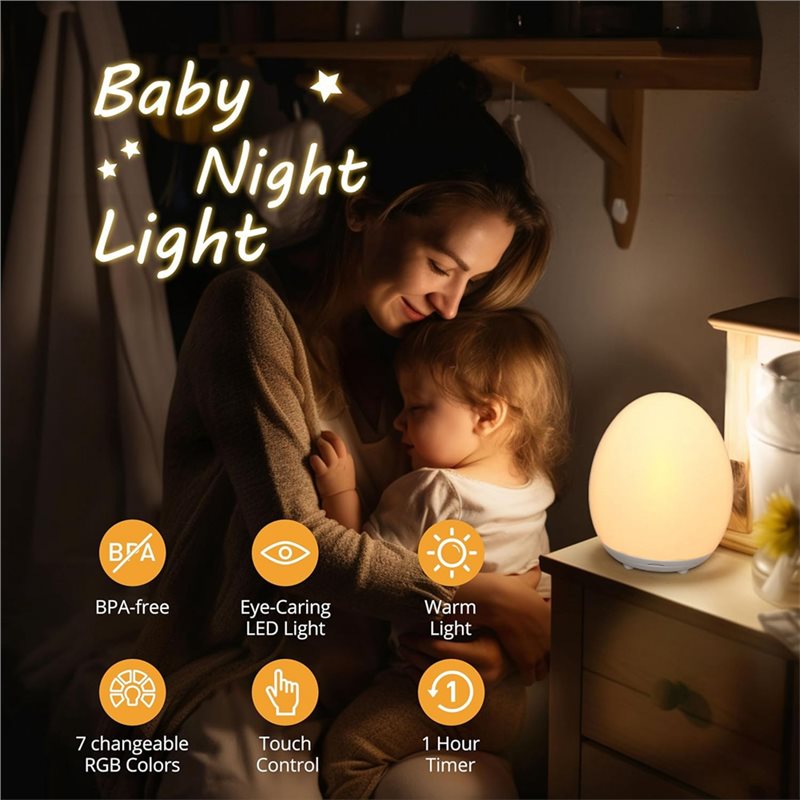 ABDJ-Augenschonendes Baby-Nach – Baby Nursery Colors Bewertung und Preis
