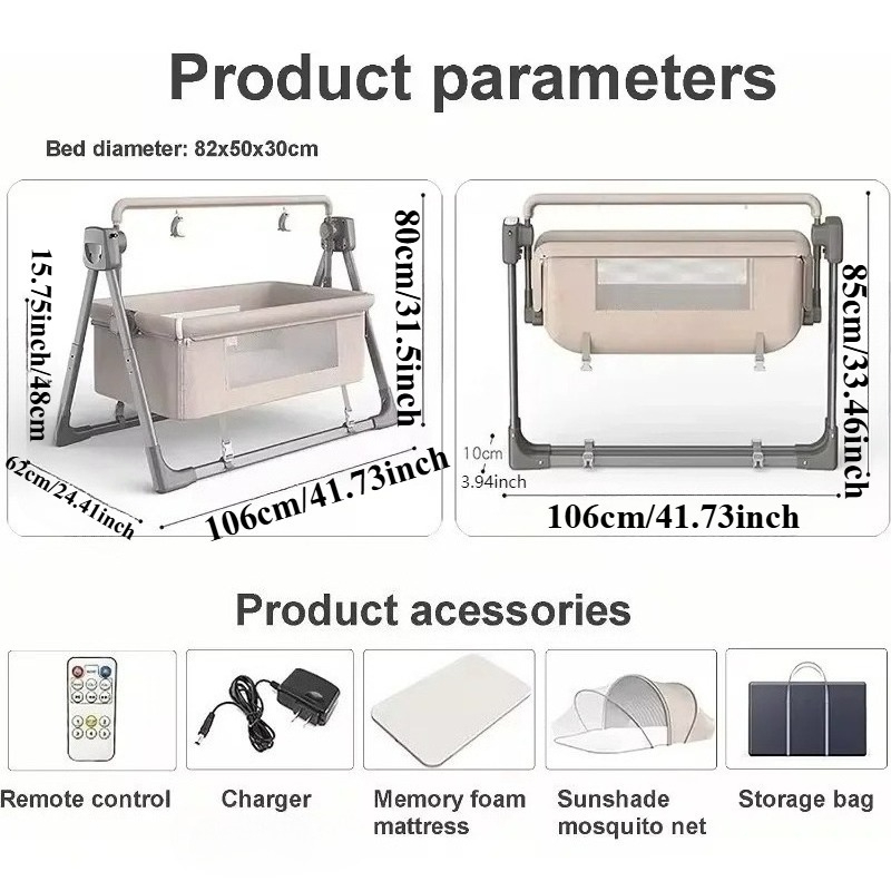 Schaukelstubenwagen für Babys, – Bassinet Bedside Sleeper Bewertung und Preis