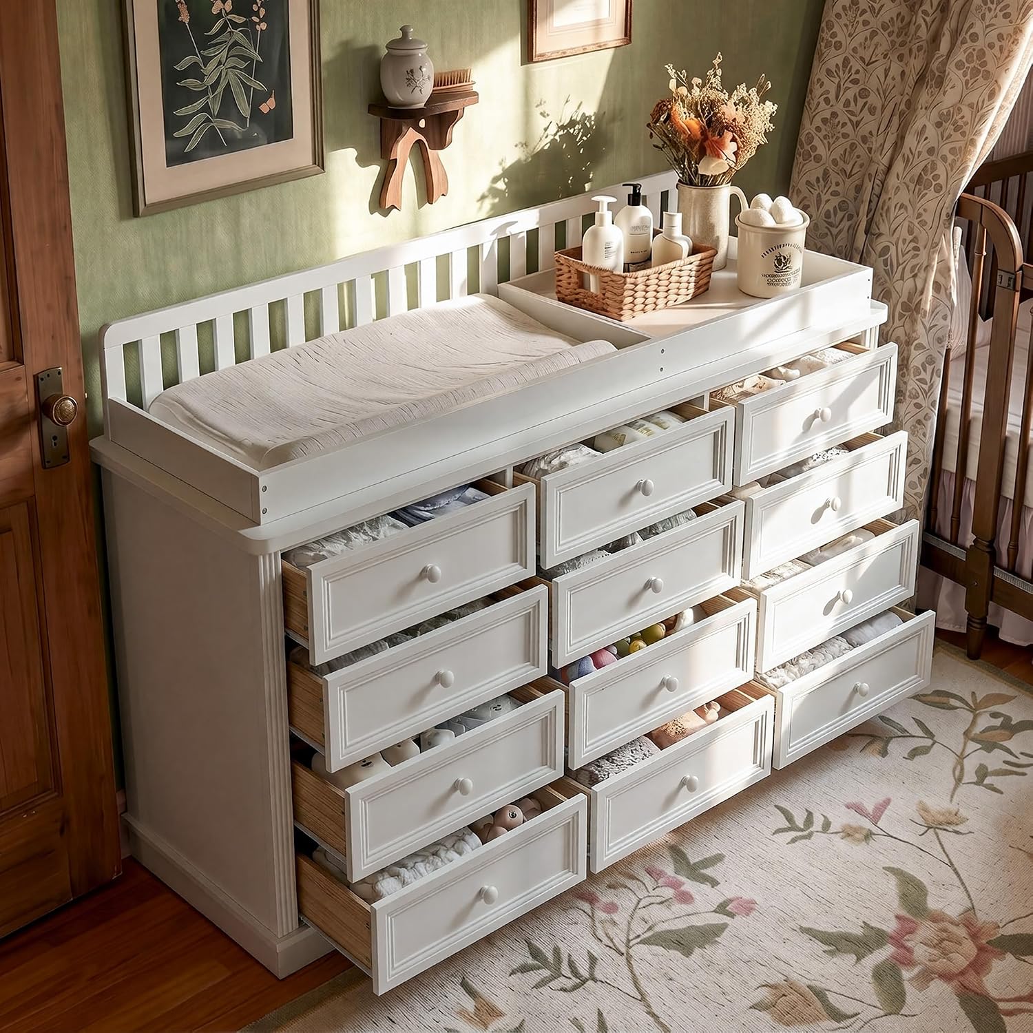 Baby-Wickelkommode, 100% Massi – Baby Nursery Drawers Bewertung und Preis