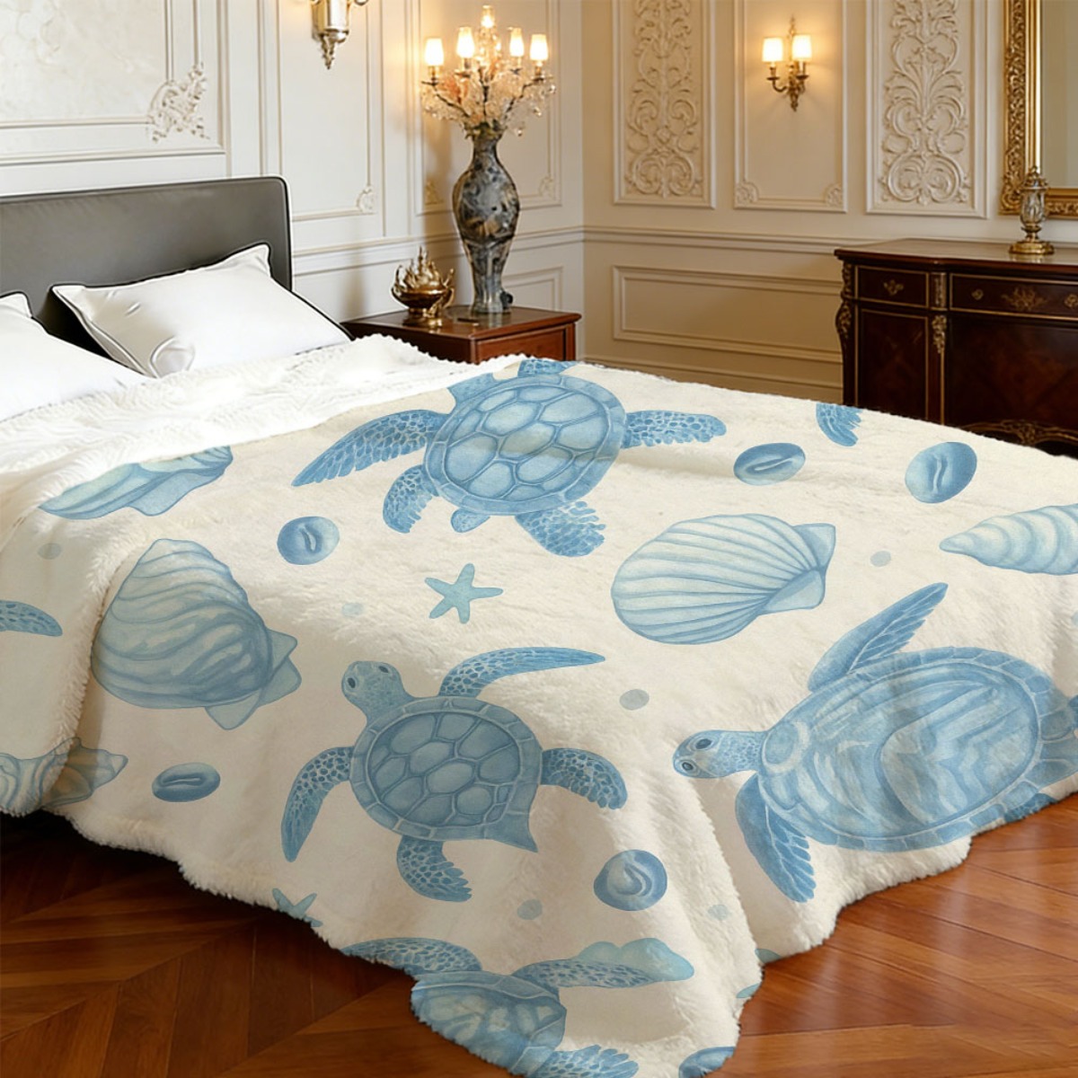 Niedliche Stranddecke mit Meer – Baby Nursery Ocean Bewertung und Preis