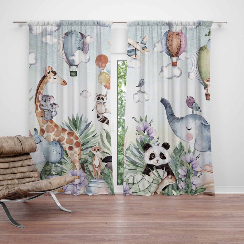 Safari Tier Party Kinderzimmer – Baby Nursery Curtains Bewertung und Preis