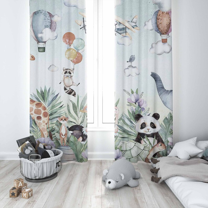 Safari Tier Party Kinderzimmer – Baby Nursery Curtains Bewertung und Preis
