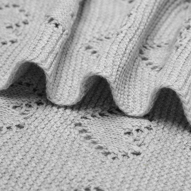 Baby Baumwoll decken gestrickt – Baby Girl Nursery Quilt Bewertung und Preis