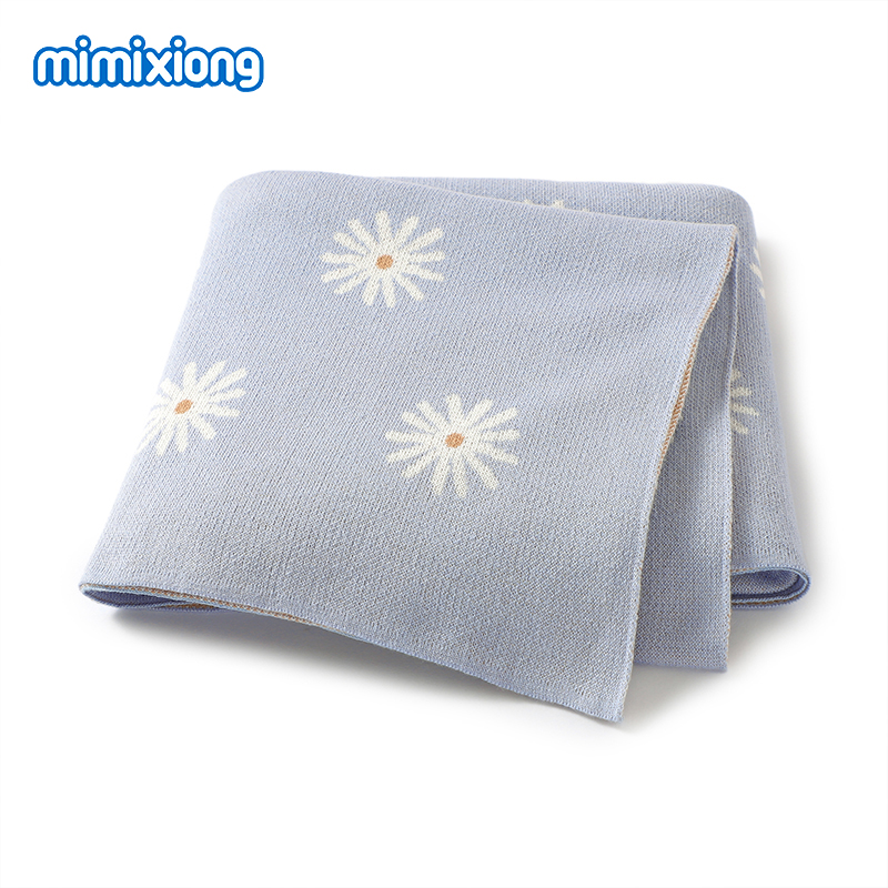 Baby-Blumendecken, gestrickt,  – Baby Girl Nursery Quilt Bewertung und Preis