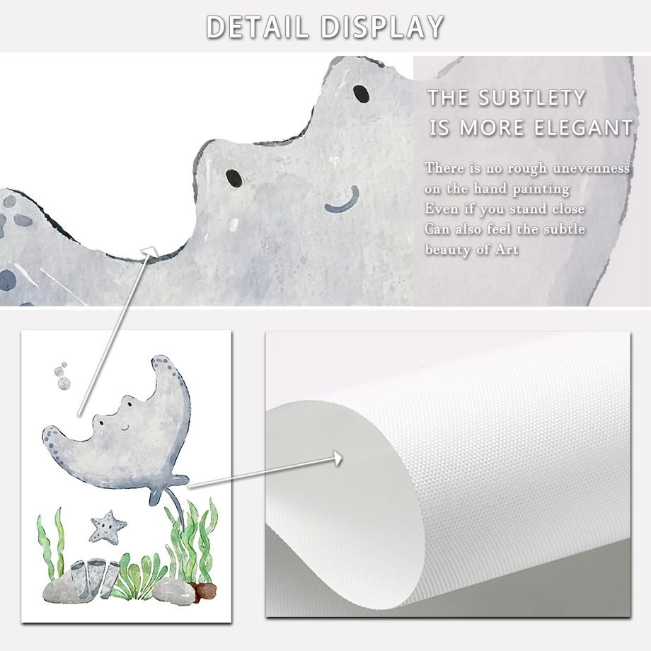 Teufelsfisch Wal Seepferdchen  – Baby Nursery Ocean Bewertung und Preis