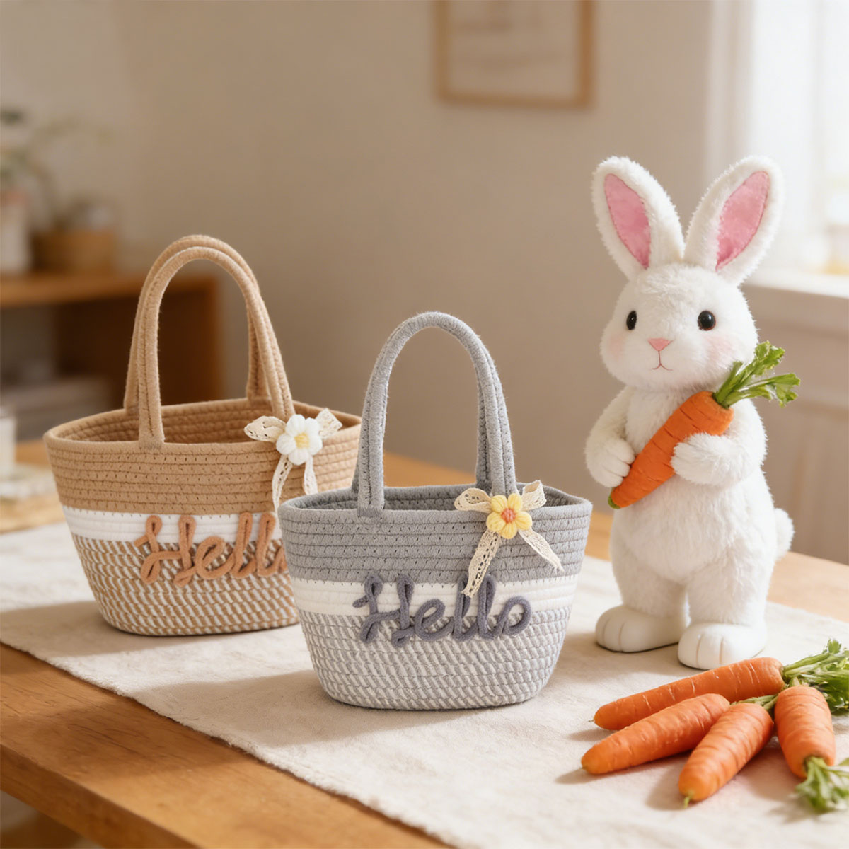 1 Stück personalisierte gefloc – Storage Basket Fabric Bewertung und Preis